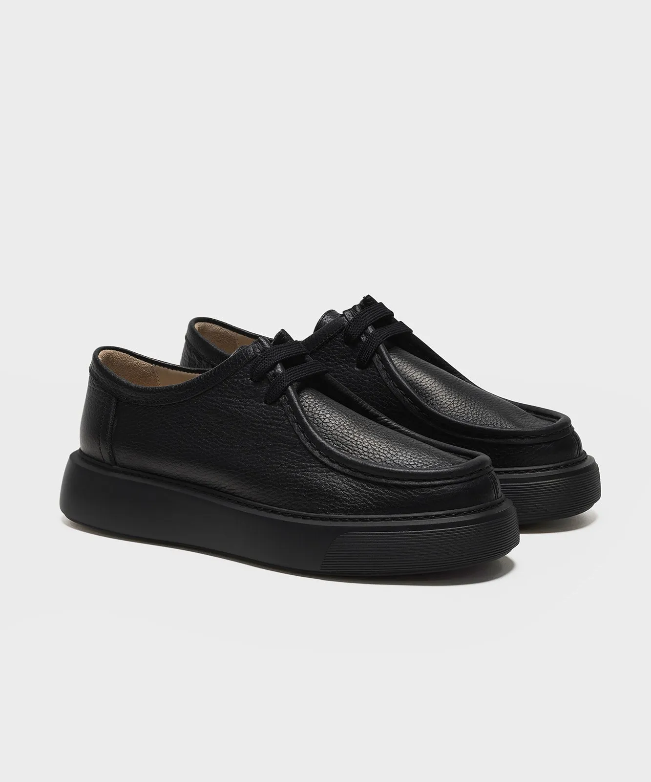 Fernabee All Black Grained Leather (W)