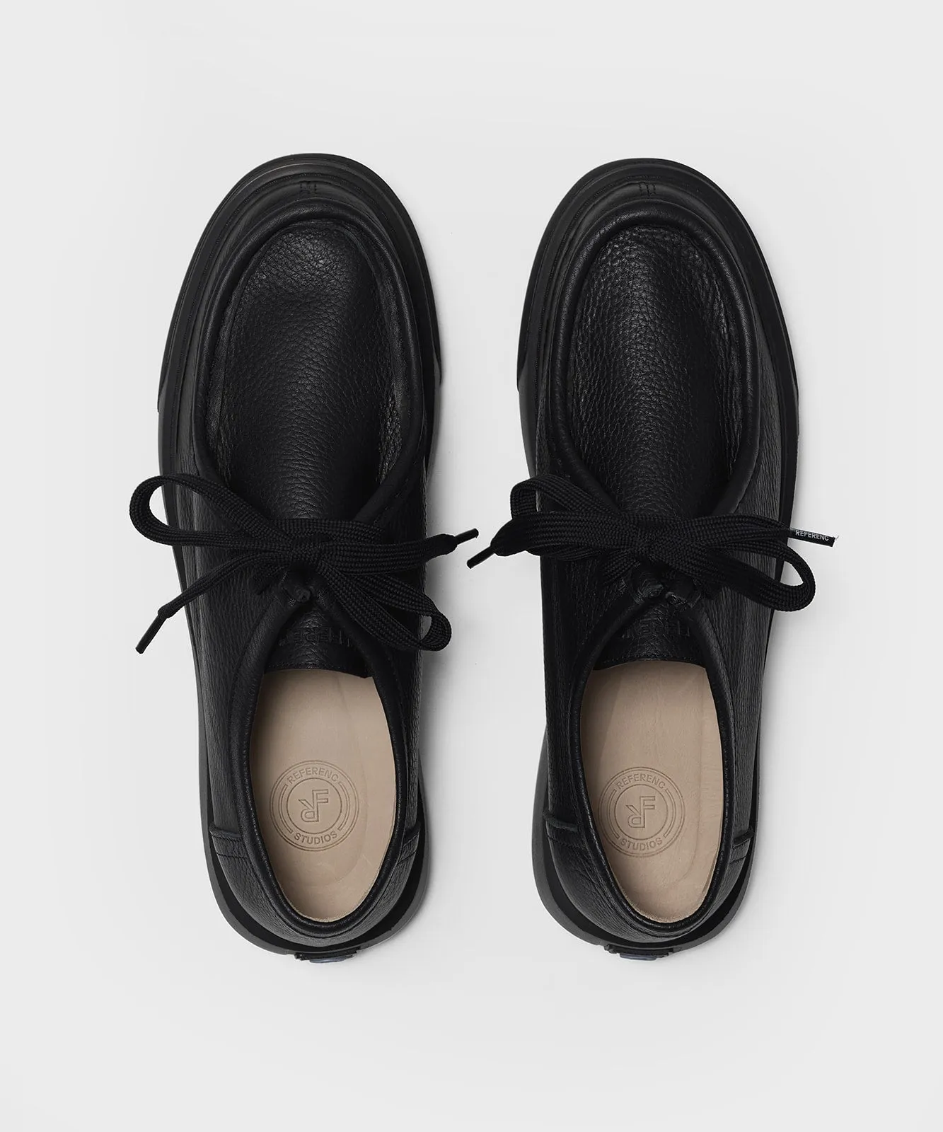 Fernabee All Black Grained Leather (W)