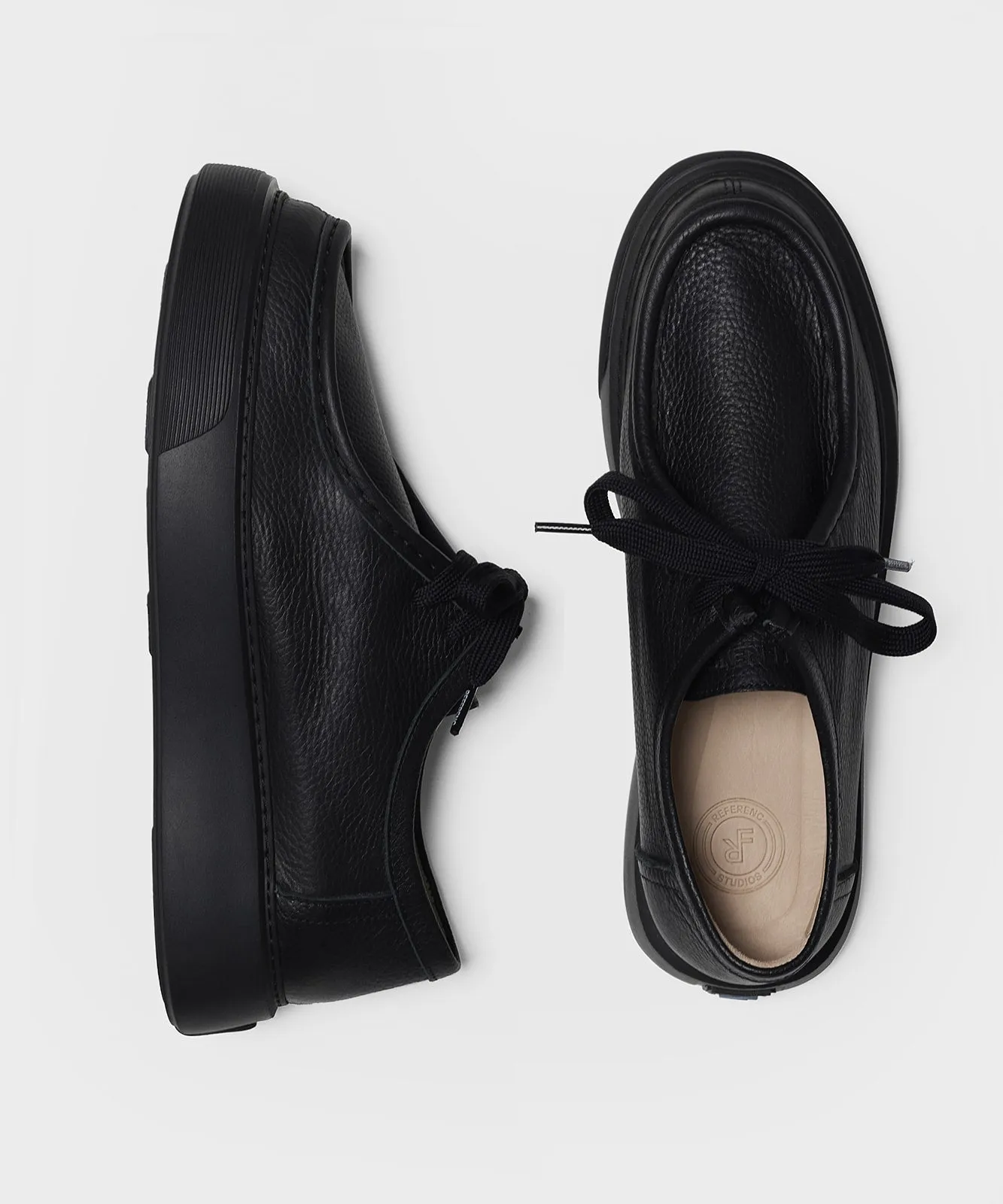 Fernabee All Black Grained Leather (W)