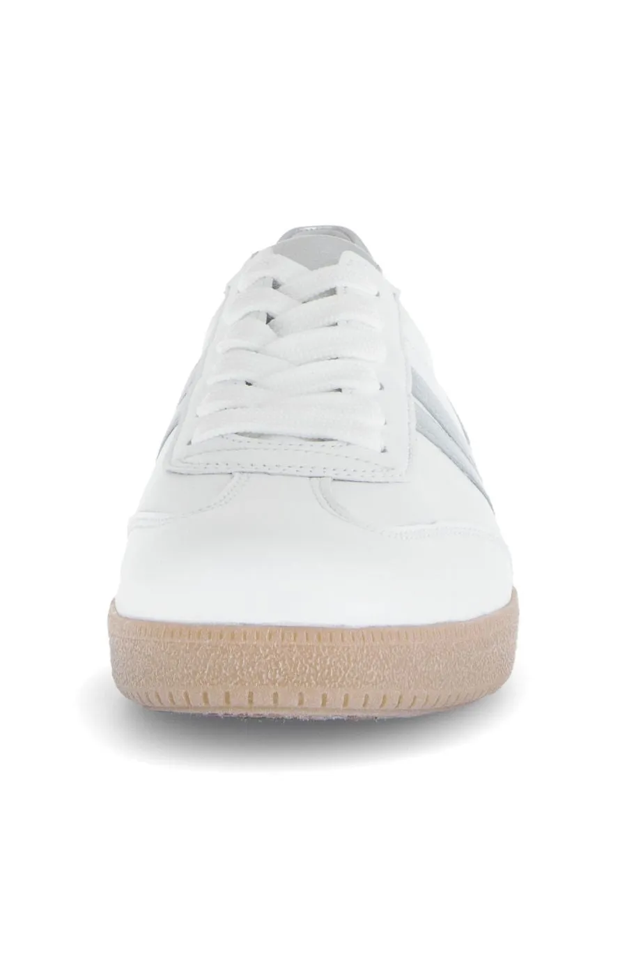Gabor Trainer in White/Silver