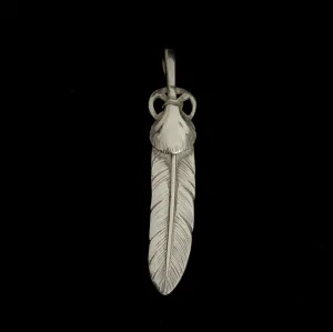 Goros Heart Wheel Feather - Silver