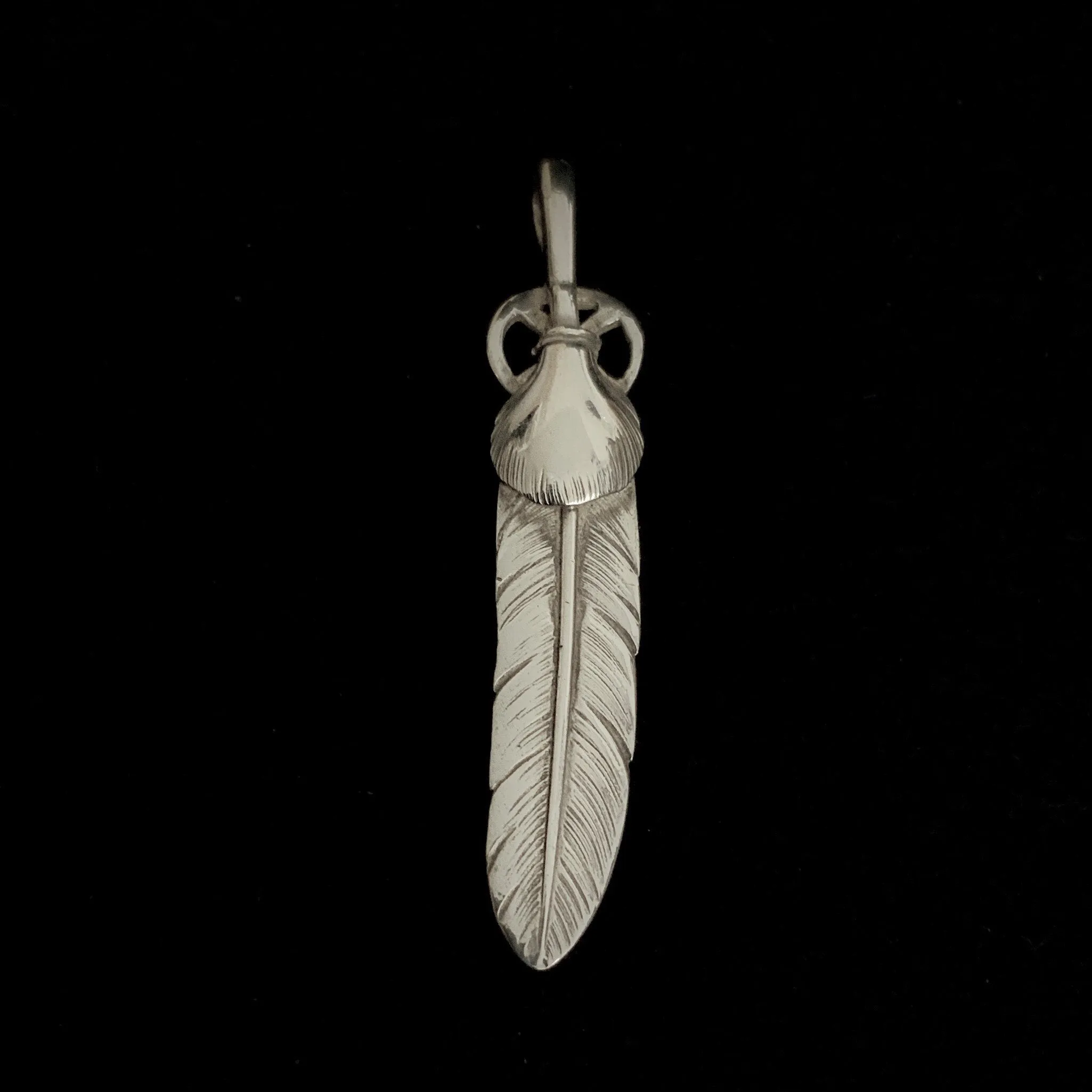 Goros Heart Wheel Feather - Silver