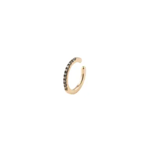 GOSSAMER Diamond Ear Cuff Small size Black Ruthenium Plated