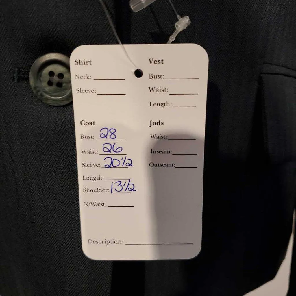 Grand Prix Green Hunt Coat Kids 12R