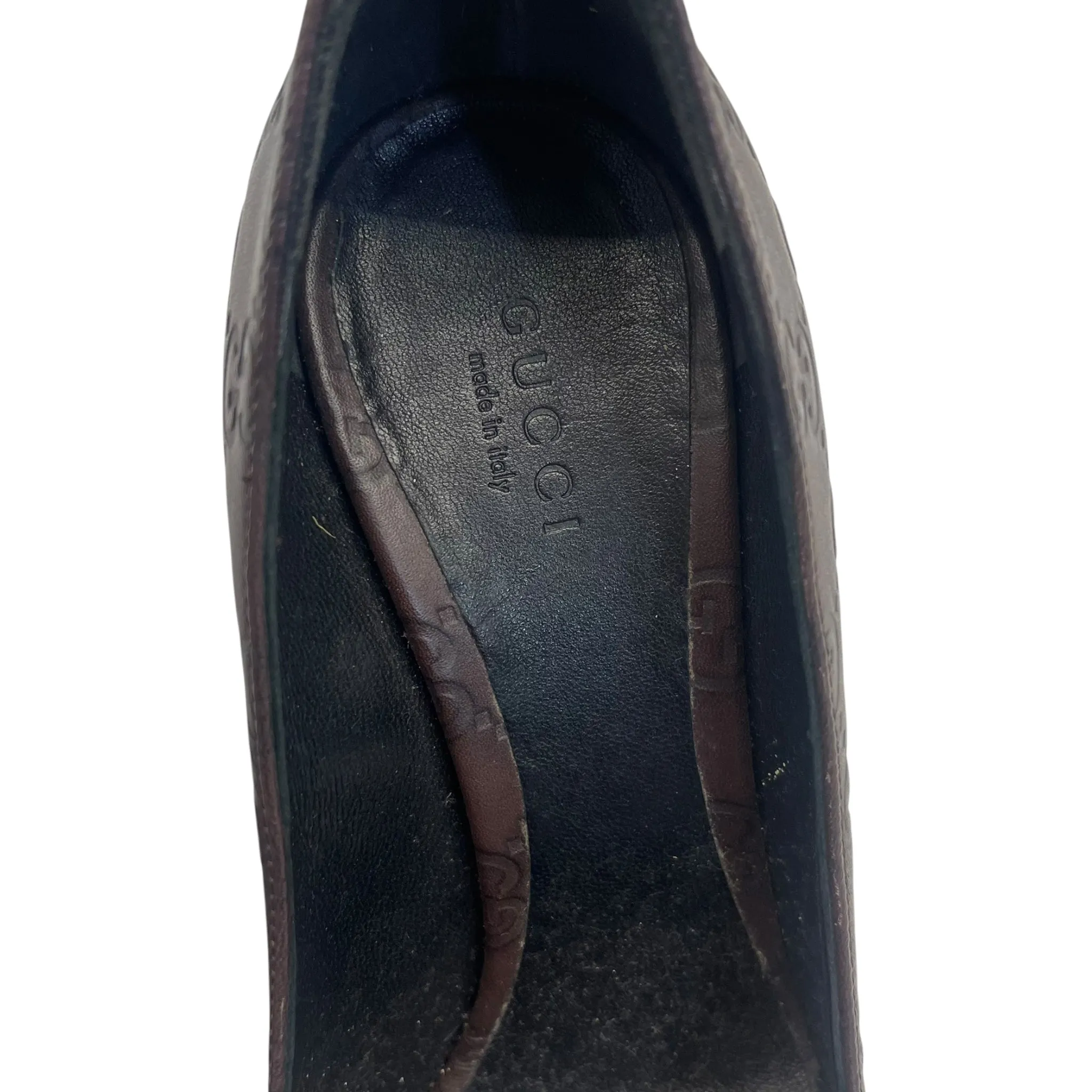 Gucci GG Brown Pump Heels EU 37.5