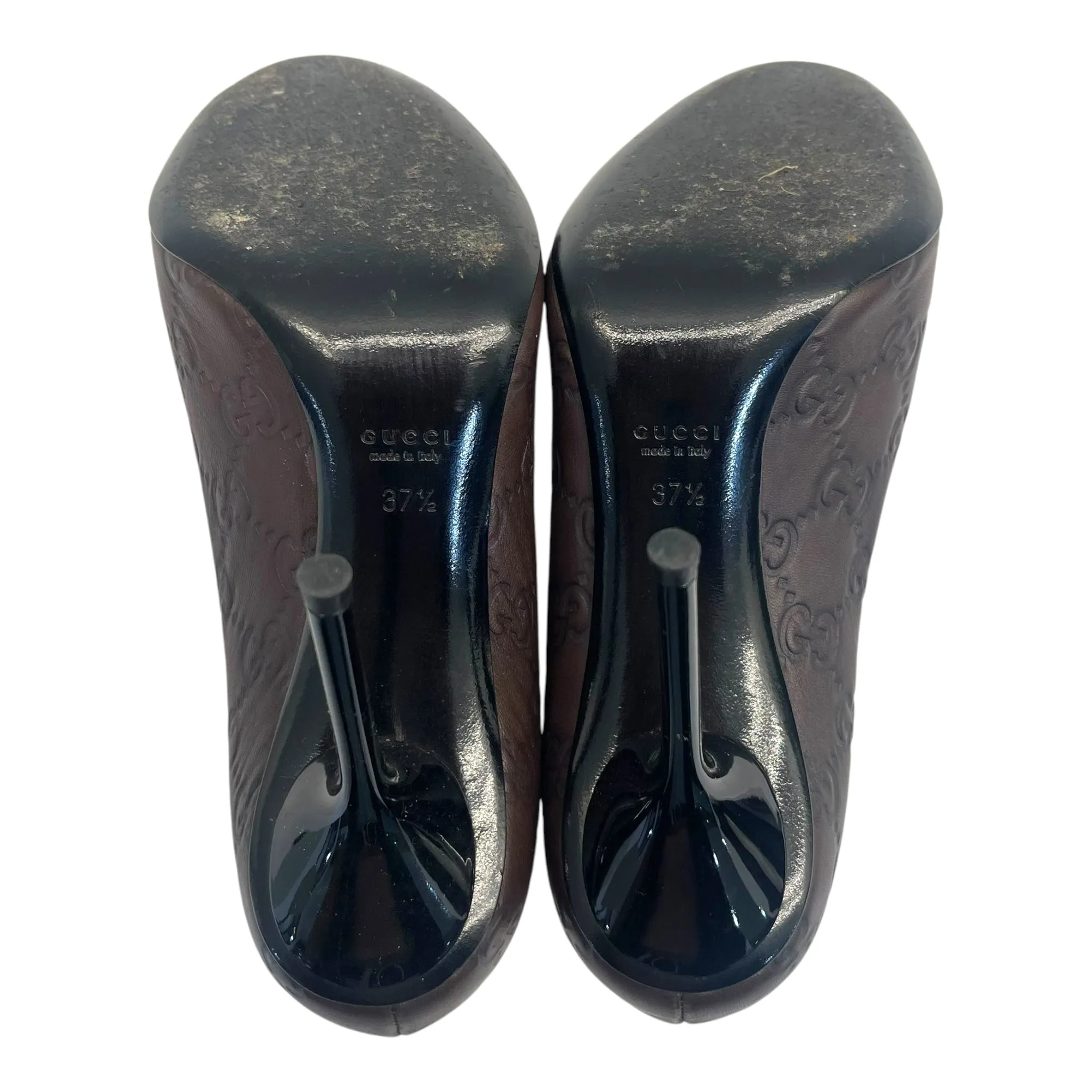 Gucci GG Brown Pump Heels EU 37.5