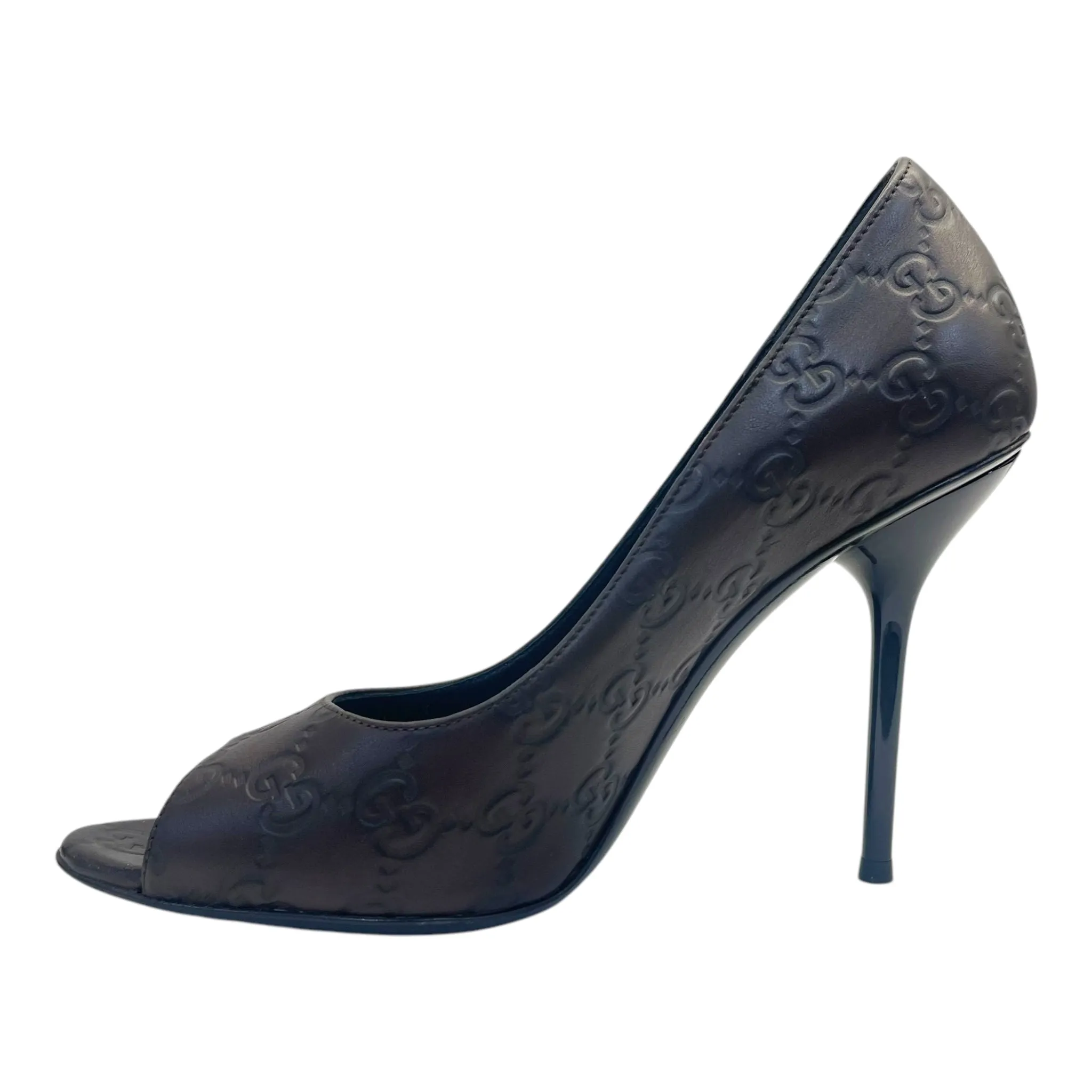 Gucci GG Brown Pump Heels EU 37.5