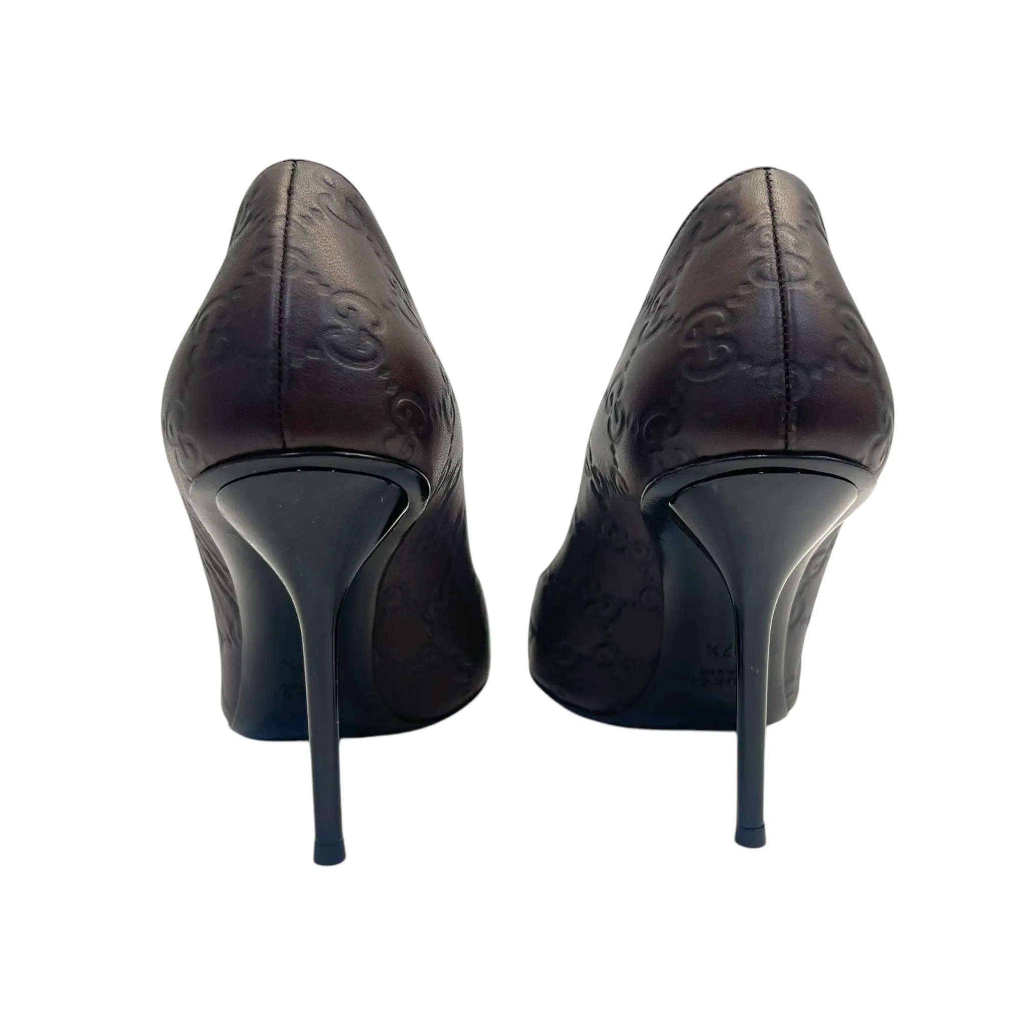 Gucci GG Brown Pump Heels EU 37.5