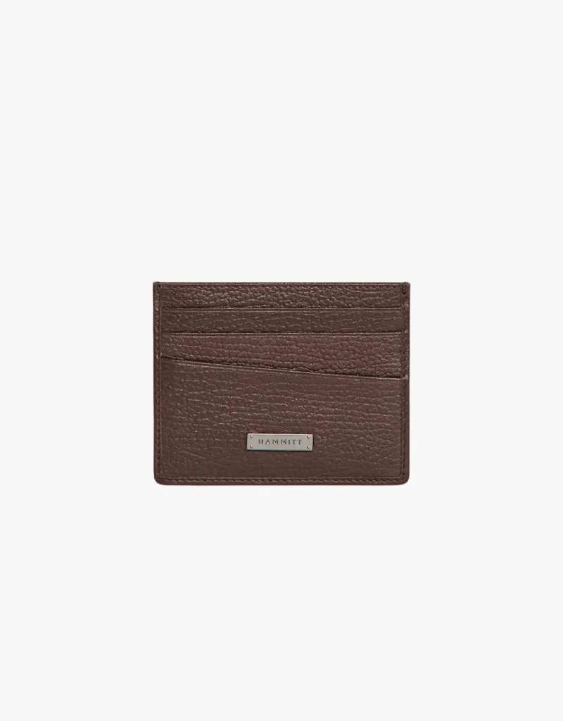 Hammitt Cambria Card Case in Bourbon & Gunmetal