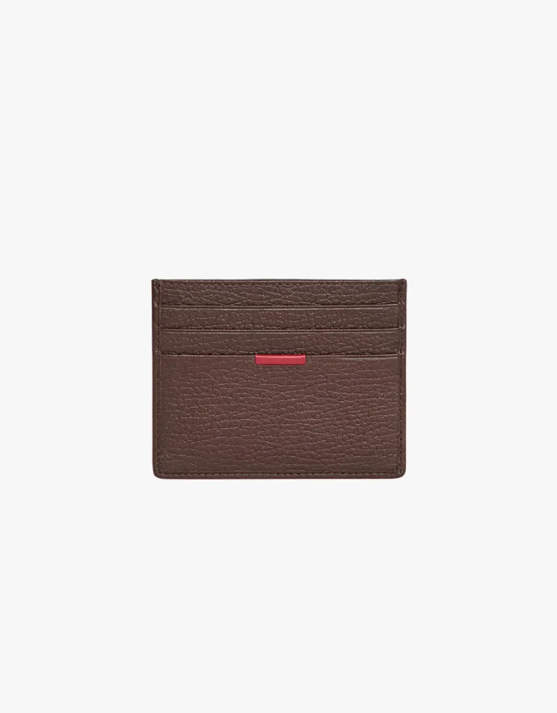 Hammitt Cambria Card Case in Bourbon & Gunmetal