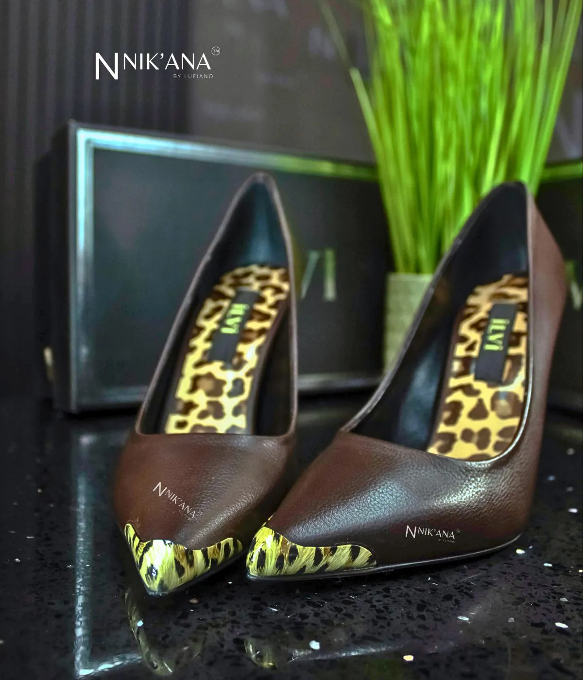iLVi030-High Heels: Brown