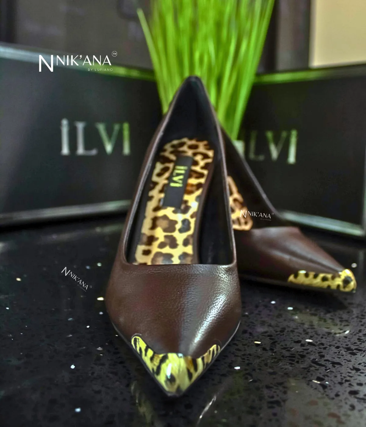 iLVi030-High Heels: Brown