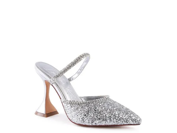 IRIS Glitter Spool High Heel Sandals