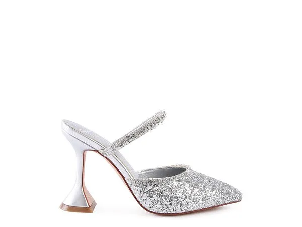 IRIS Glitter Spool High Heel Sandals