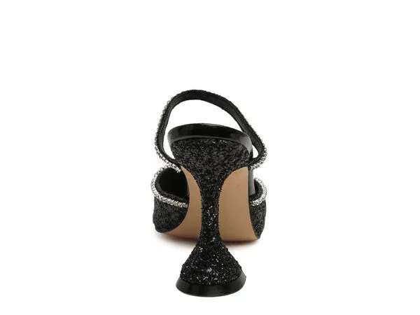 IRIS Glitter Spool High Heel Sandals