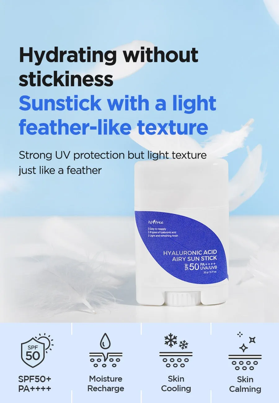 ISNTREE HYALURONIC ACID AIRY SUN STICK SPF50 