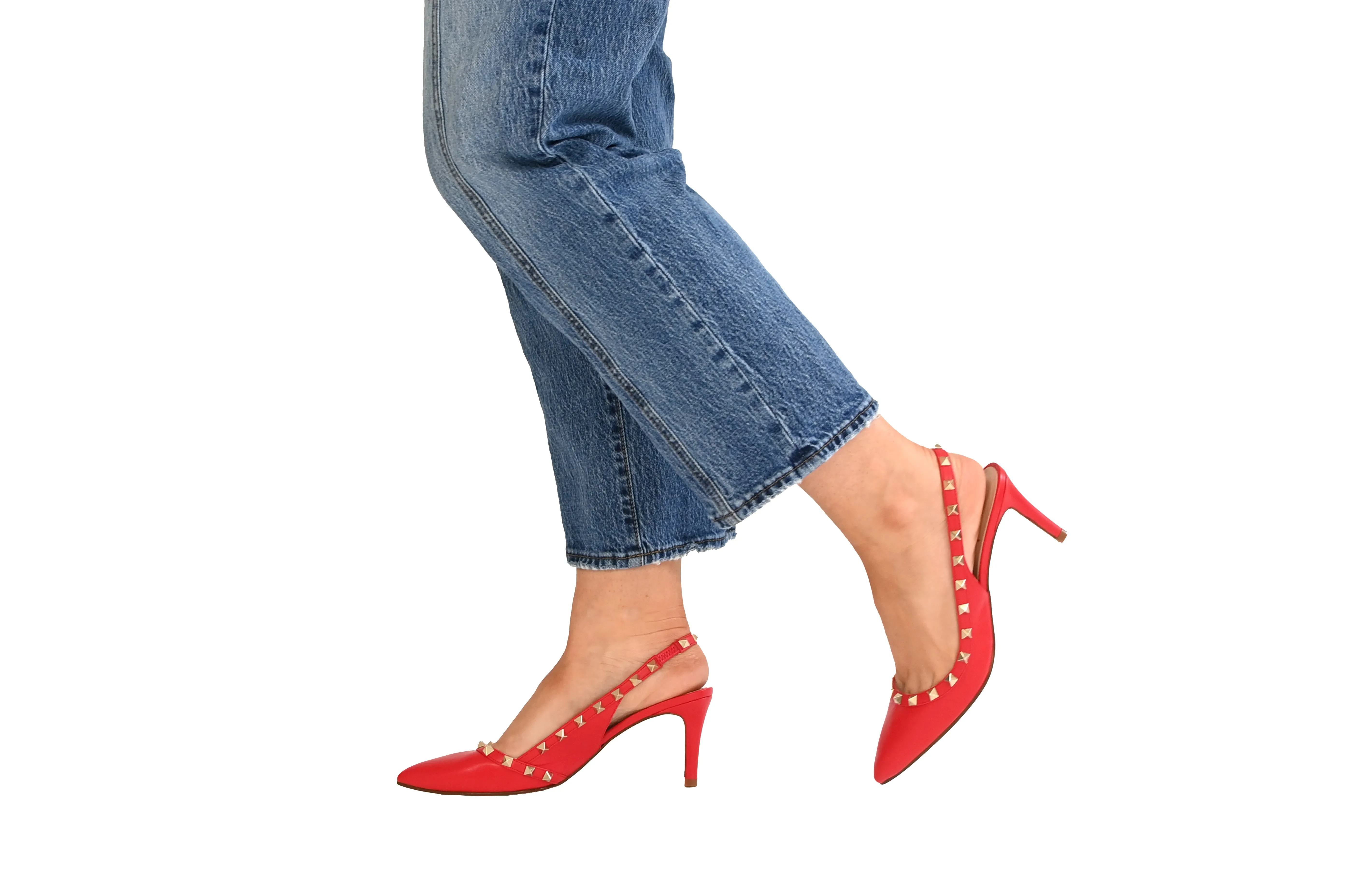Jaclyn - Red Leather