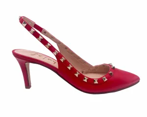 Jaclyn - Red Leather