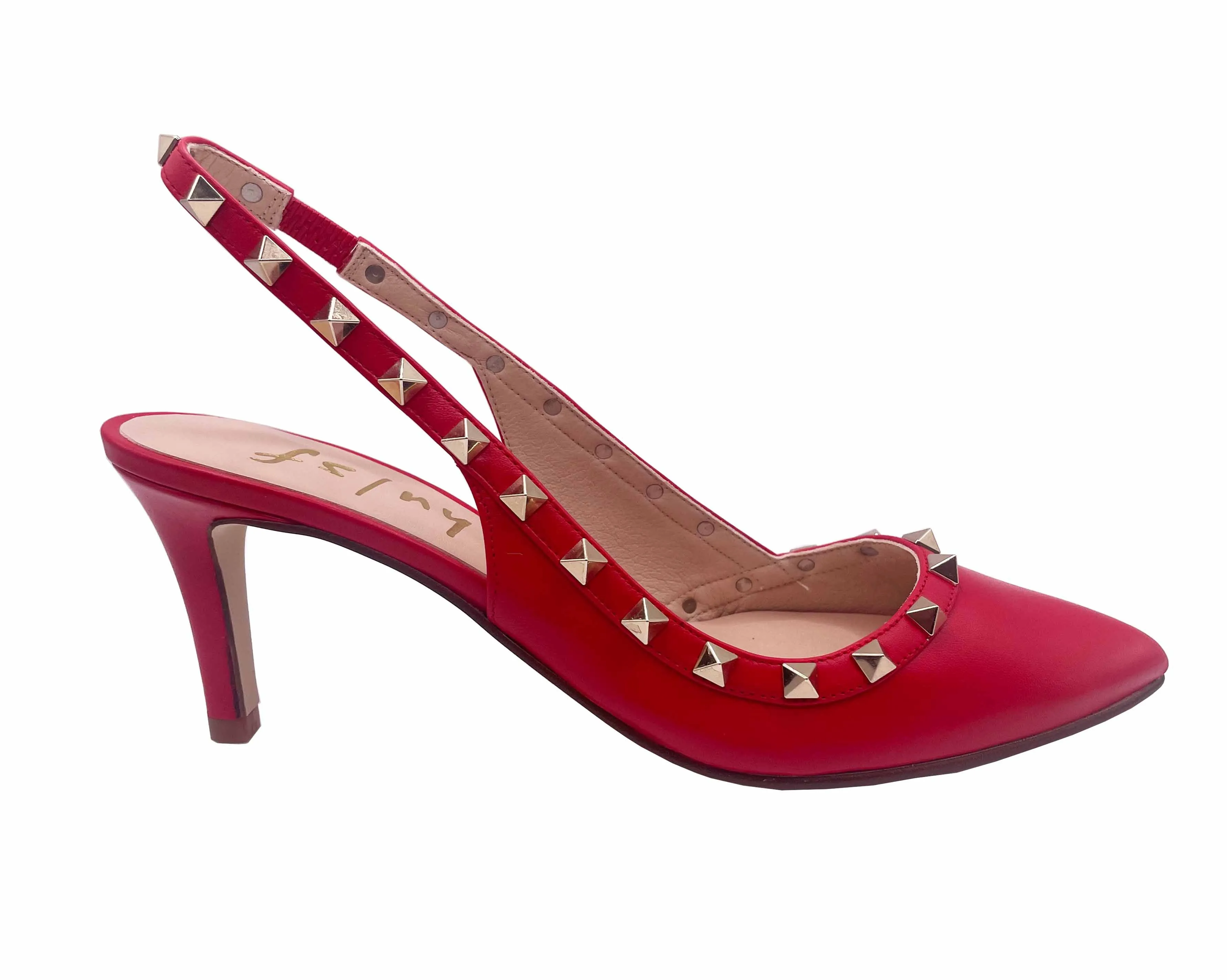 Jaclyn - Red Leather