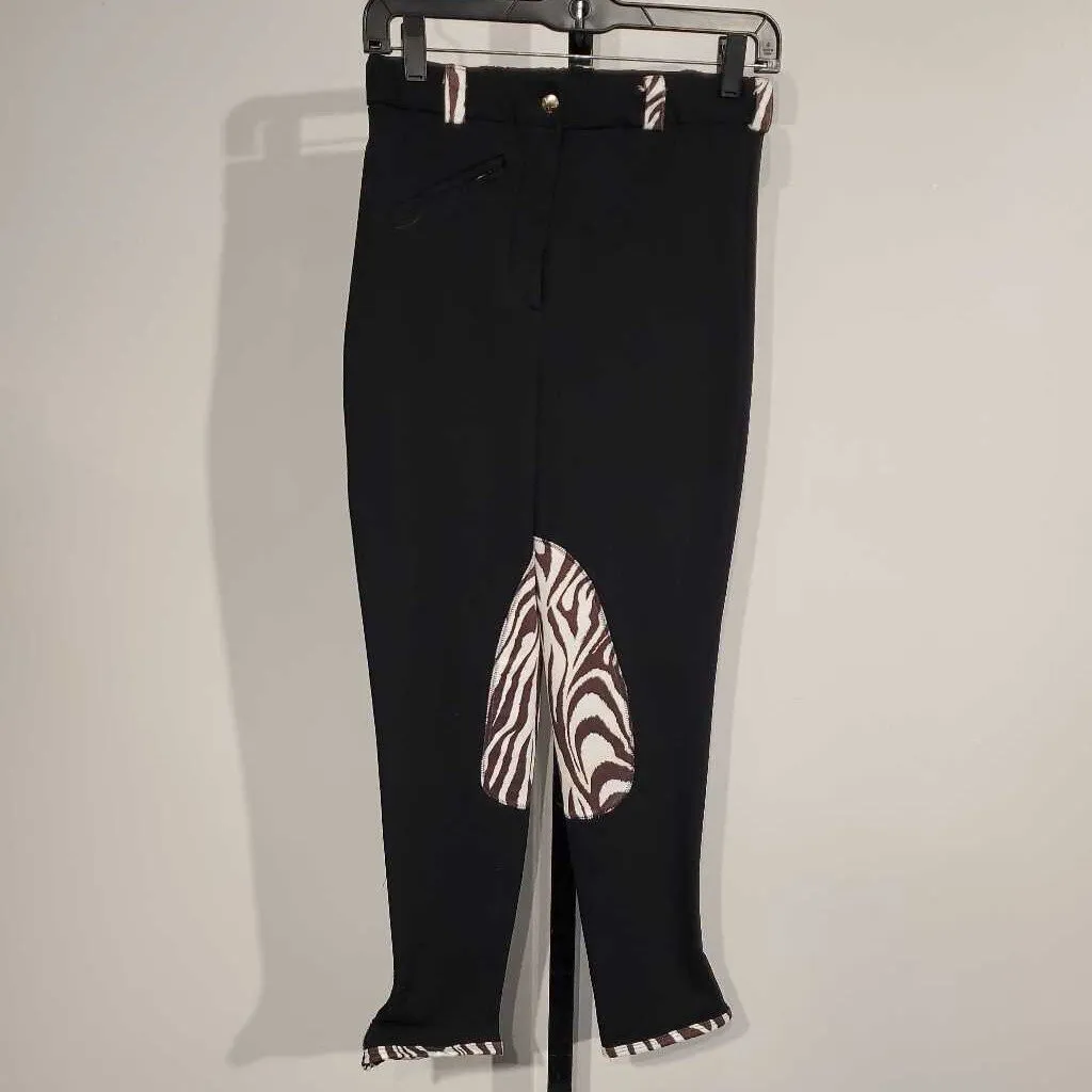 Jazzy Jods Black with Zebra