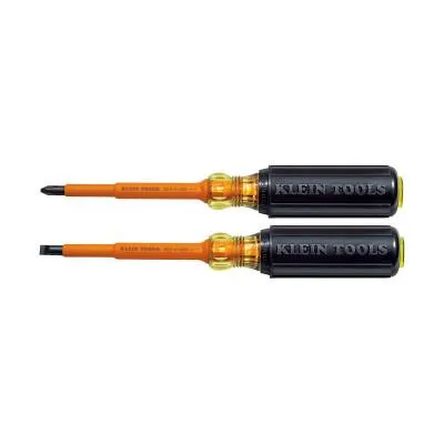 KLEIN TOOLS Screwdriver Sets, Cabinet/Phillips, Imperial/Metric, 33532-INS