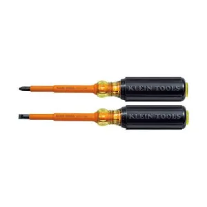 KLEIN TOOLS Screwdriver Sets, Cabinet/Phillips, Imperial/Metric, 33532-INS