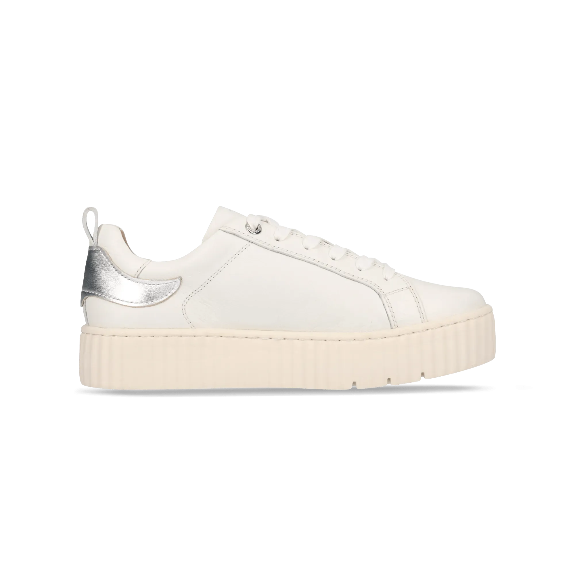 Leder Sneaker weiß