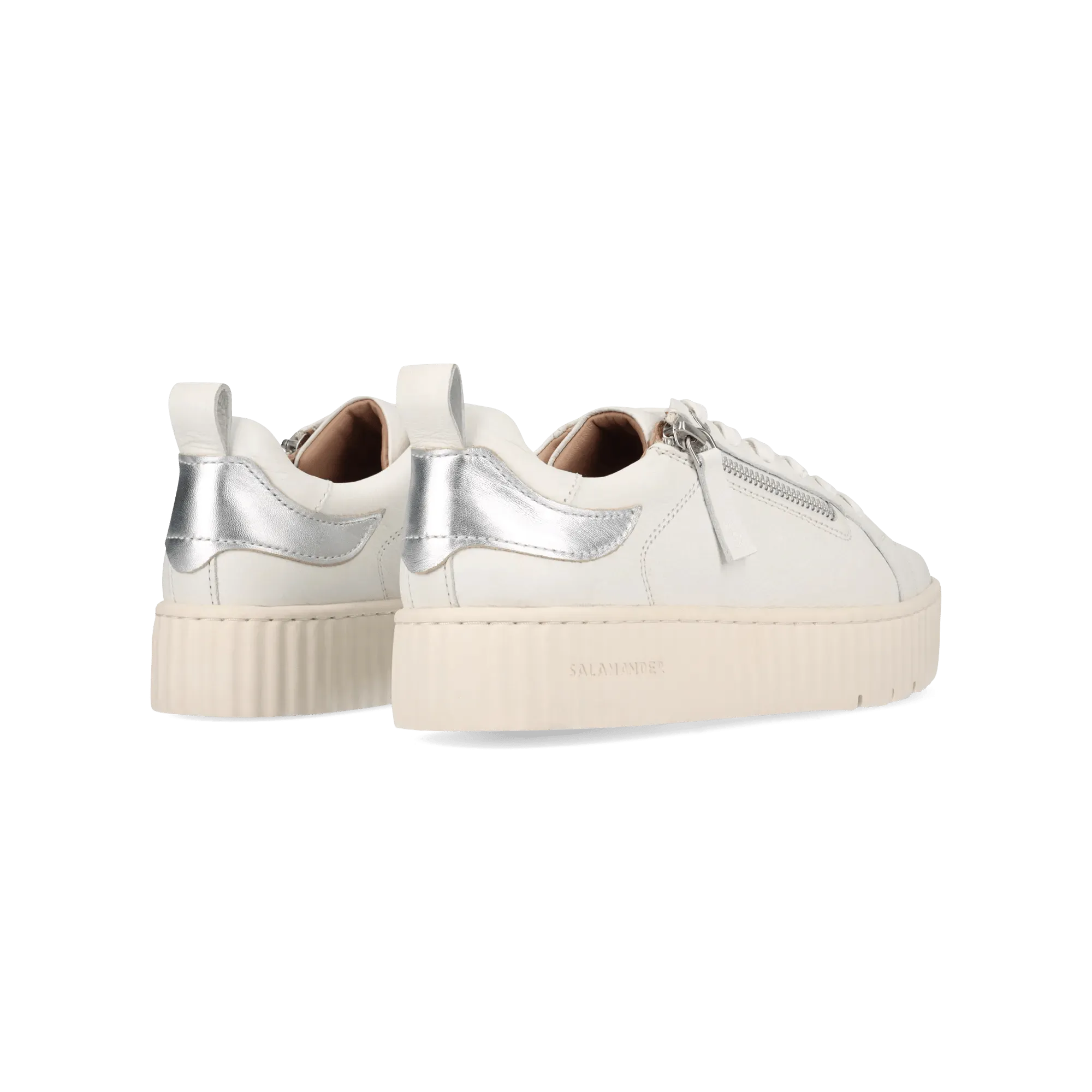 Leder Sneaker weiß