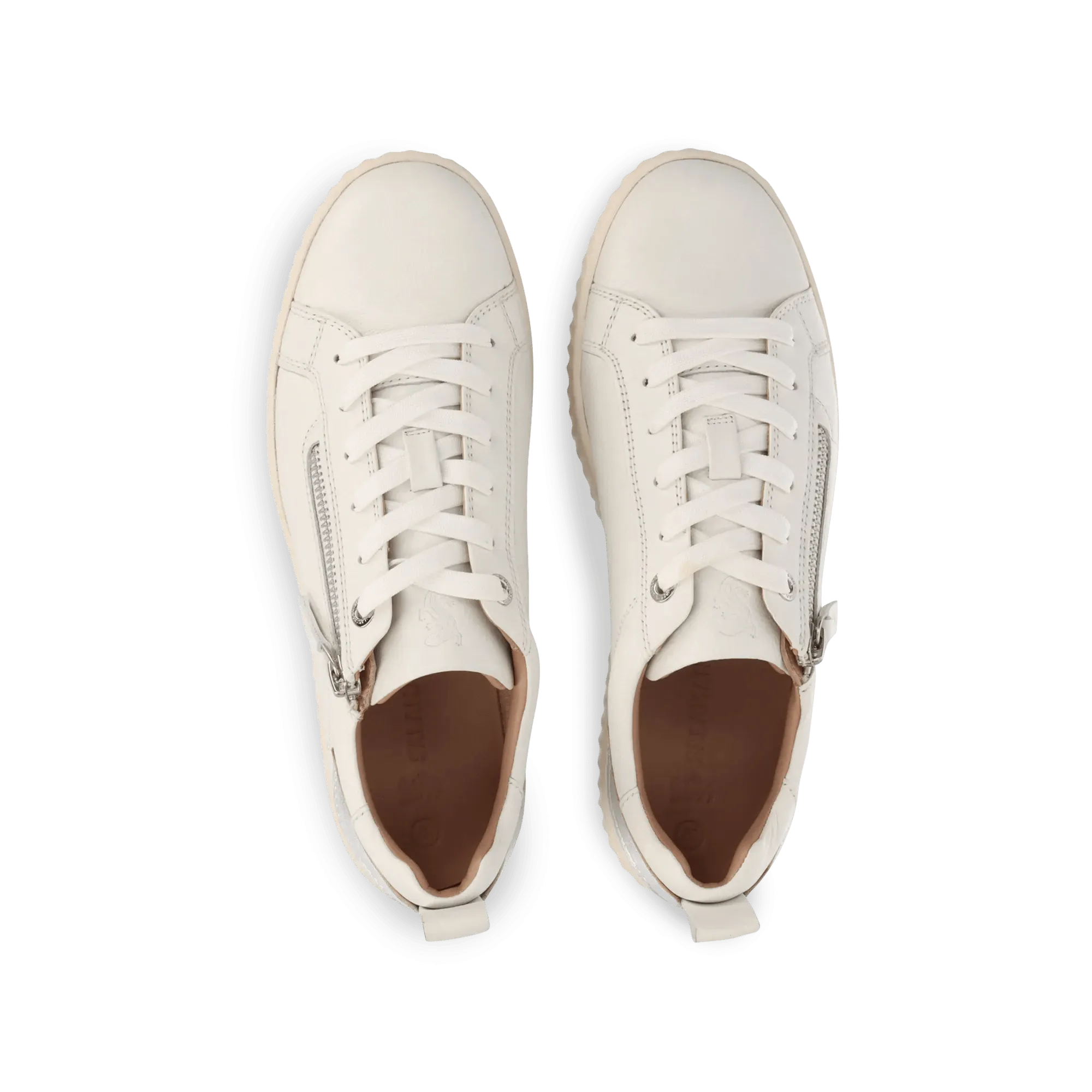 Leder Sneaker weiß