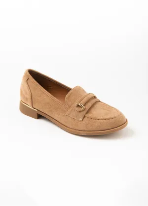 Loafers with bit detail and heels