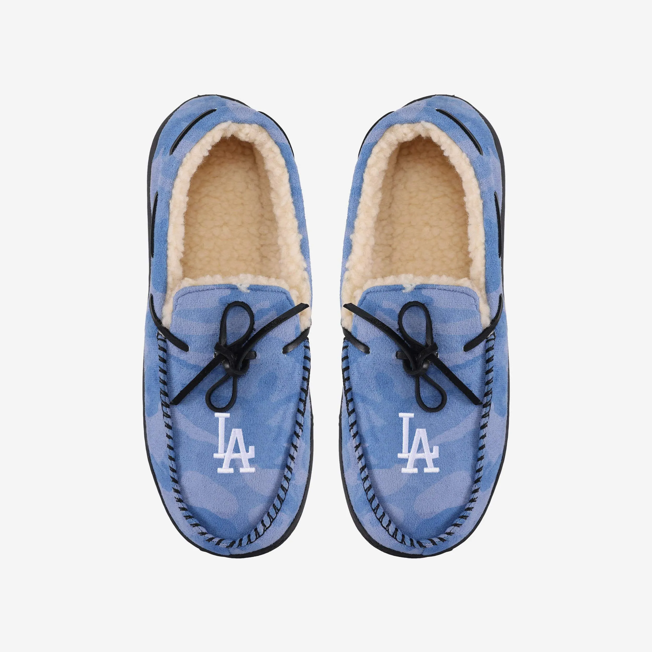 Los Angeles Dodgers Printed Camo Moccasin Slipper