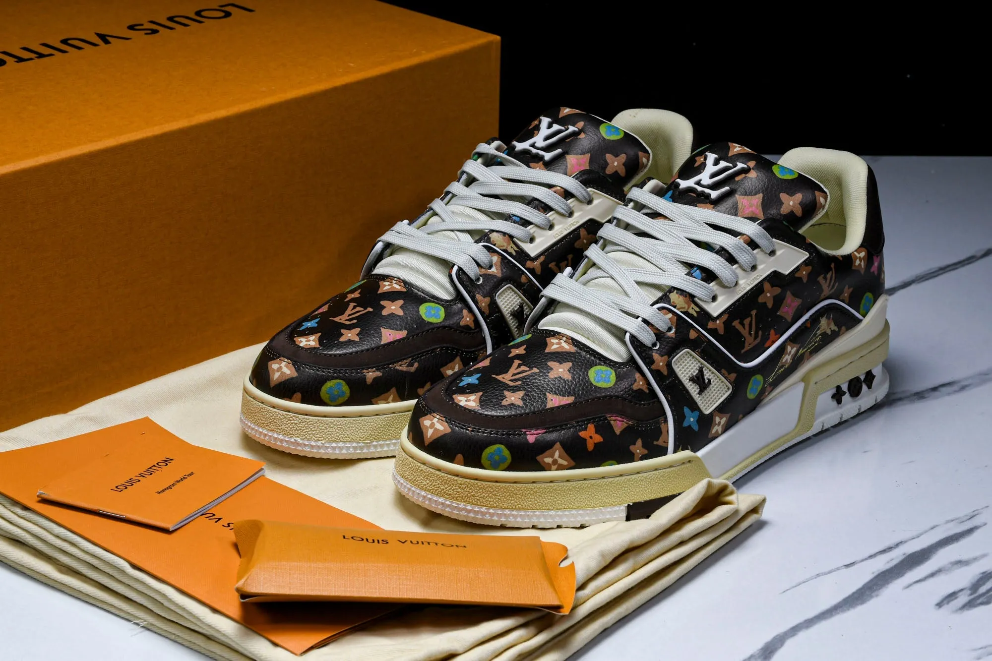 Louis Vuittоп Trainer by Tyler, The Creator 'Mocha Multicolor'