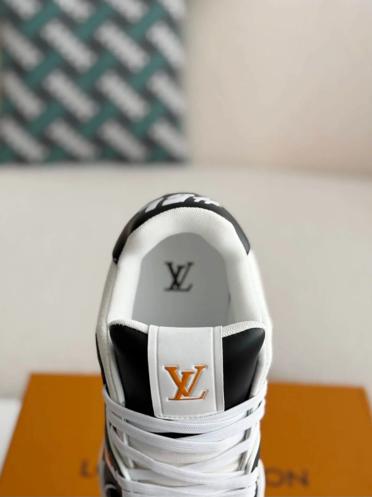 Louis Vuitton LV Trainer #54 Low Orange Sneaker