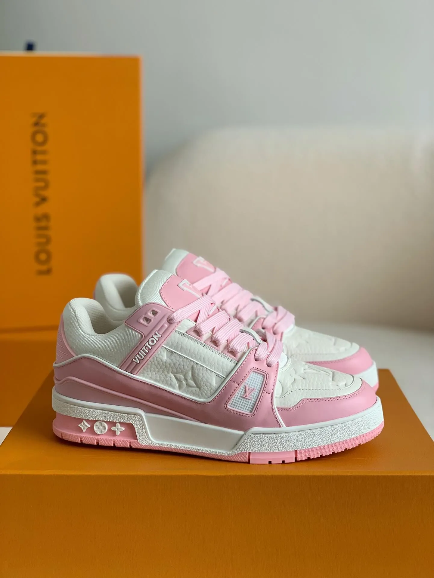 Louis Vuitton LV Trainer Pink Sneaker