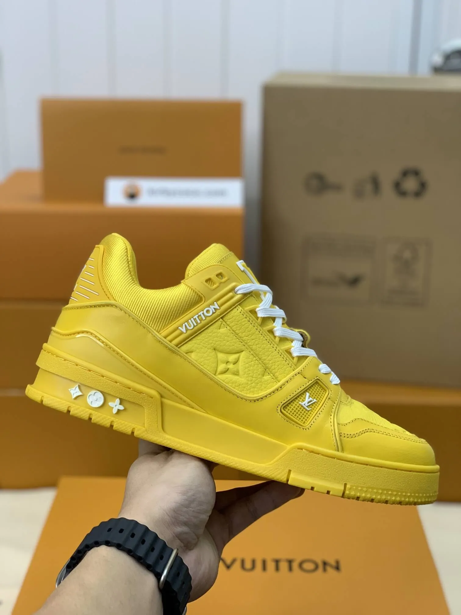 Louis Vuitton LV Trainer Sneaker 'Yellow'