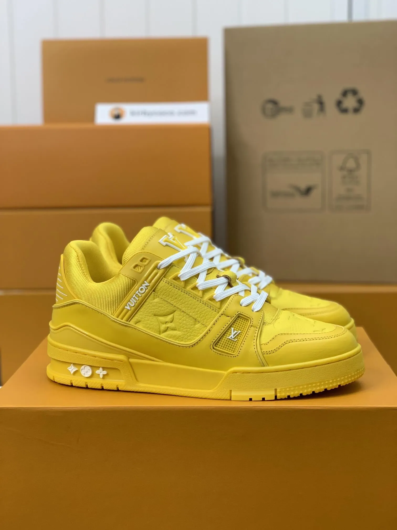 Louis Vuitton LV Trainer Sneaker 'Yellow'