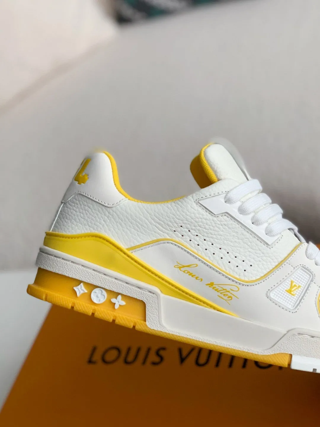 Louis Vuitton LV Trainer Yellow White Sneaker