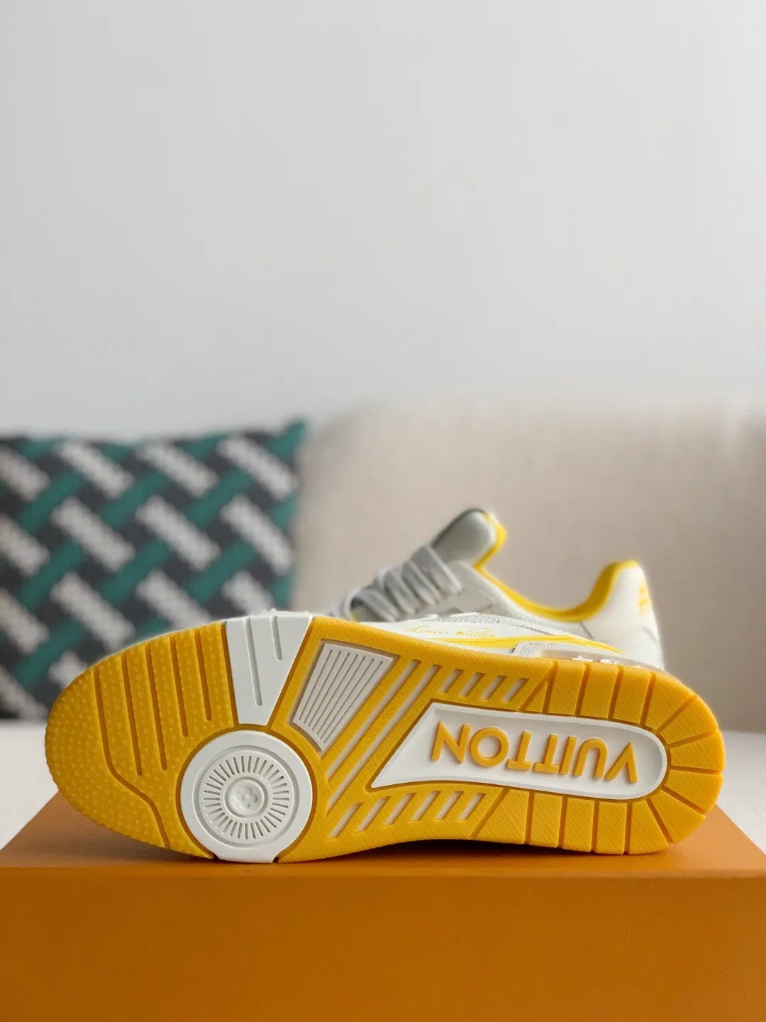 Louis Vuitton LV Trainer Yellow White Sneaker