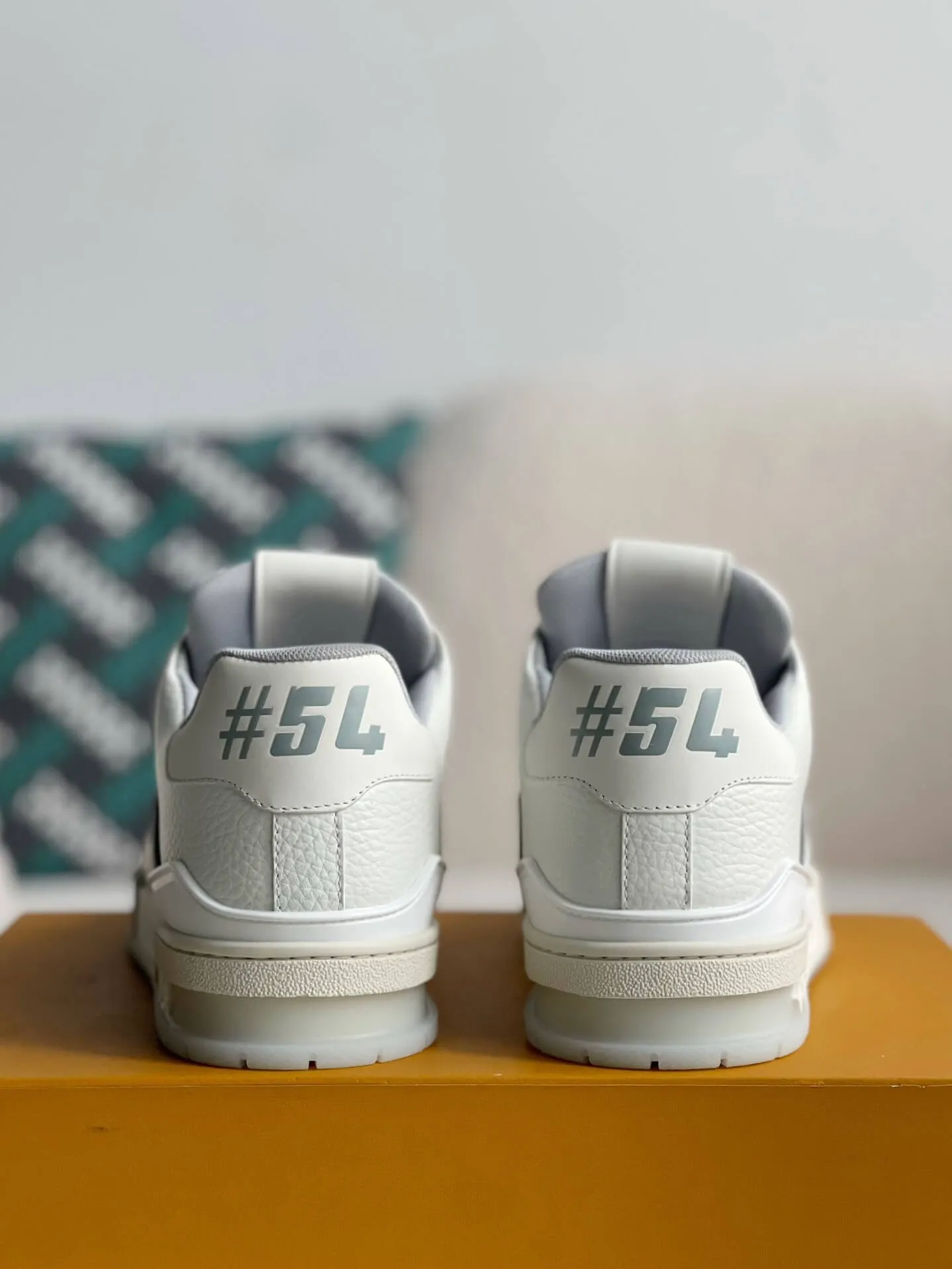 Louis Vuitton Trainer #54 Signature White