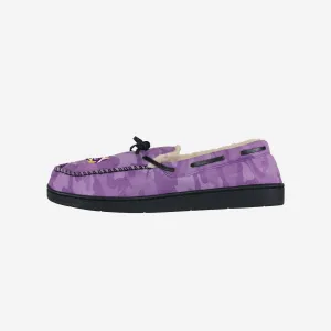 LSU Tigers Printed Camo Moccasin Slipper