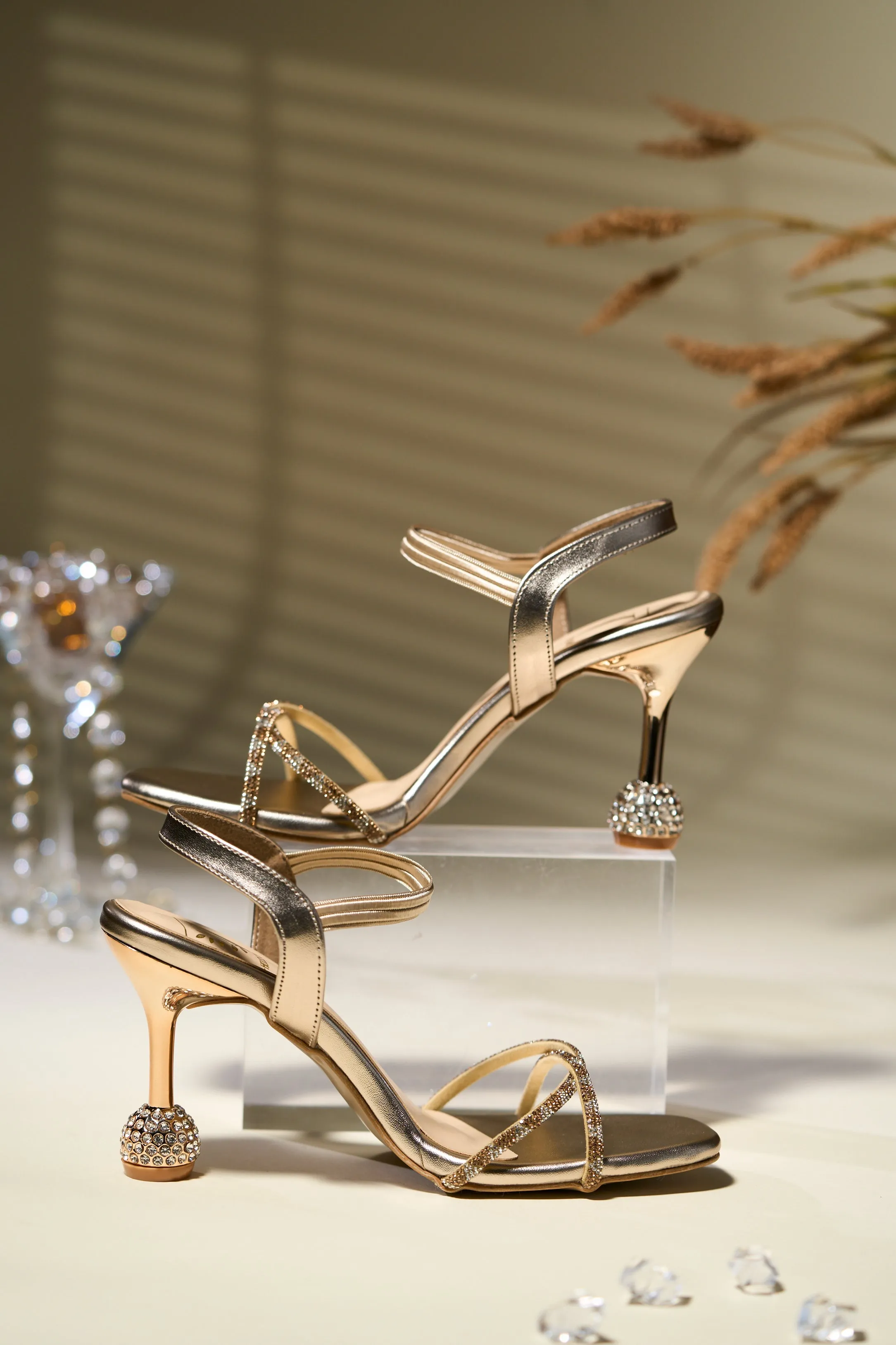 Madonna Gold Heels