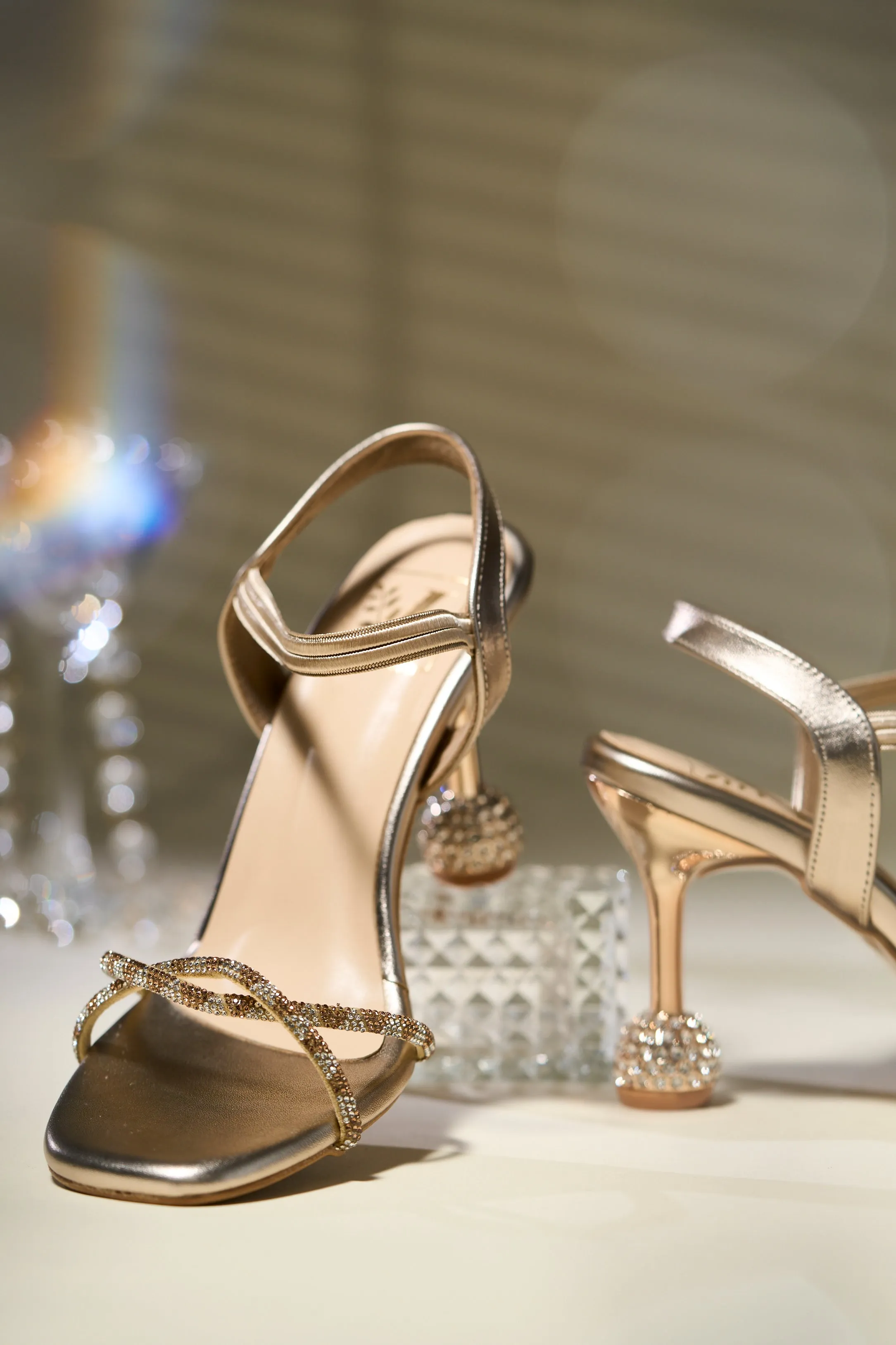 Madonna Gold Heels