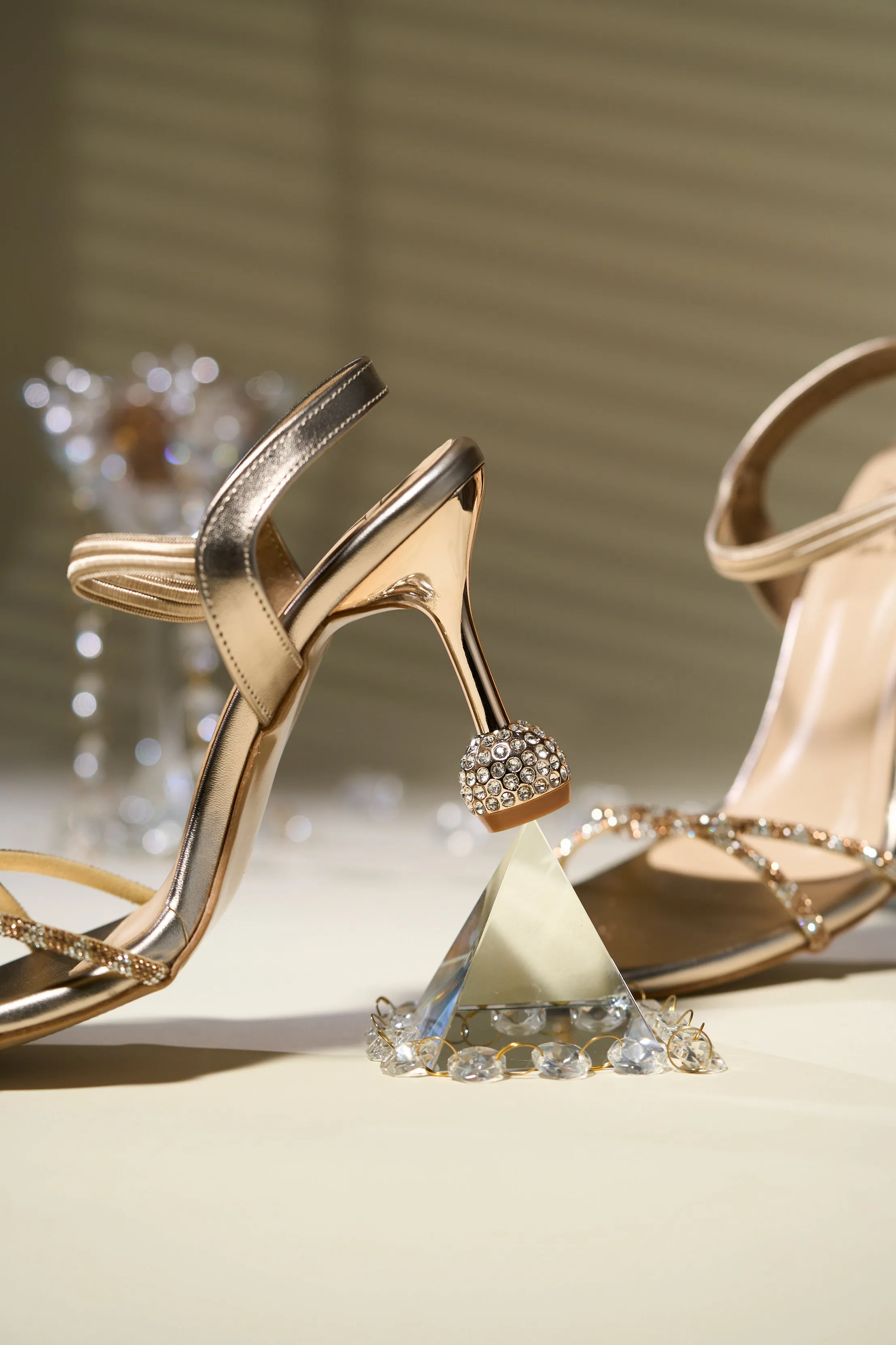 Madonna Gold Heels