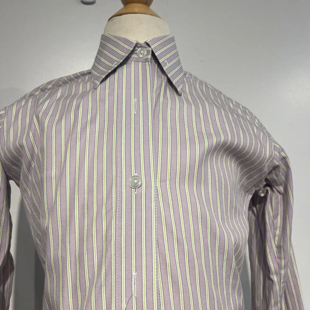 Marsha De Arriaga Purple Stripe Shirt