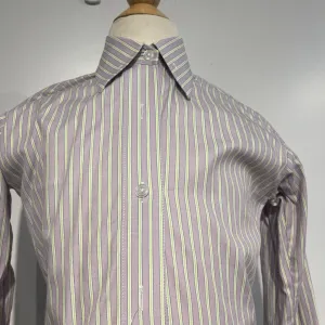 Marsha De Arriaga Purple Stripe Shirt