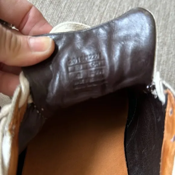 MASSIMO DUTTI Cloth low trainers in a size 9.5