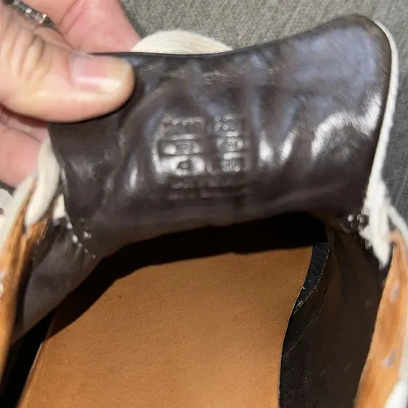 MASSIMO DUTTI Cloth low trainers in a size 9.5