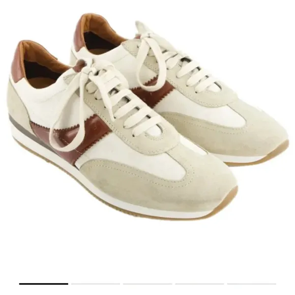 MASSIMO DUTTI Cloth low trainers in a size 9.5