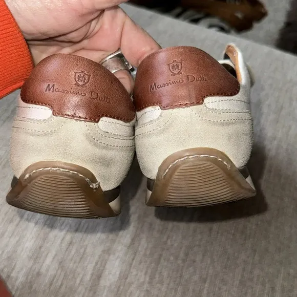 MASSIMO DUTTI Cloth low trainers in a size 9.5