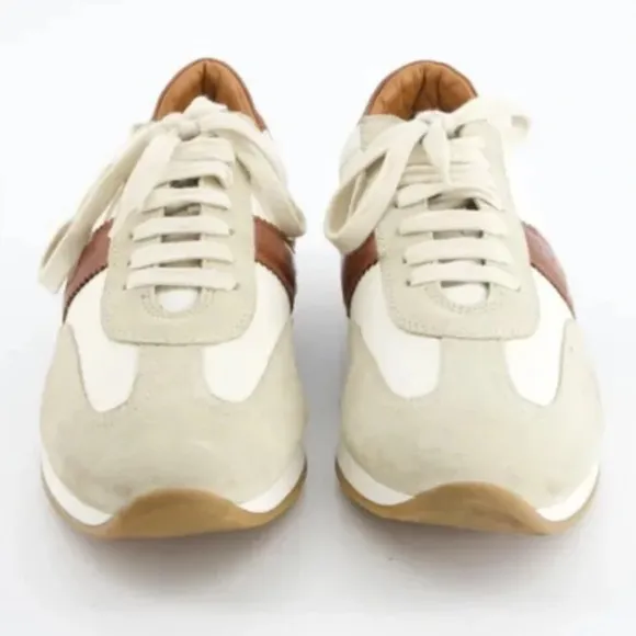 MASSIMO DUTTI Cloth low trainers in a size 9.5
